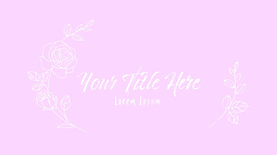 Wedding Title Hand Drawn Beautiful Screen Romantic Love Emblem 03