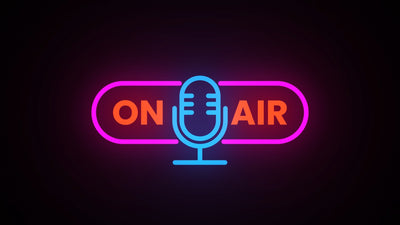 Modern Podcast Title Card Intro Neon Sign 01