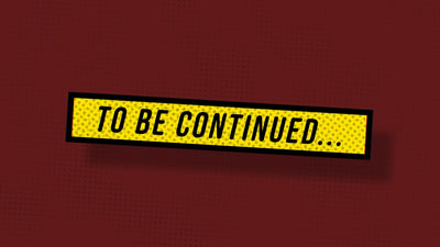 Cartoon Comic To Be Continued Title Template