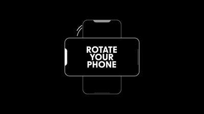 Rotate Your Phone Clean Animated Emblem 03