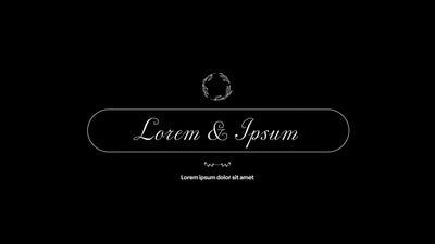 Wedding Couple Announcement Animated Border Modern