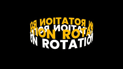 Rotating Tube Kinetic Typography Modern Text Animation