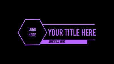 Unique Retro Cyber Old School Video Game Lower Third 04