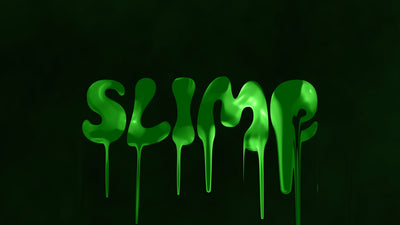 Slime Dripping Snot Green Cartoon Title Intro