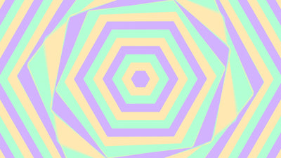 Trippy Fast RGB Hexagon Shaped Tunnel Effect Background