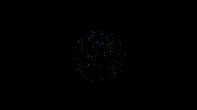 Firework Element Glow Colorful 01