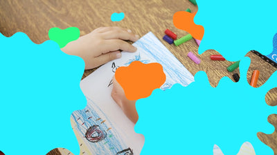 Kid Child Playful Animated Drawing Transition 06