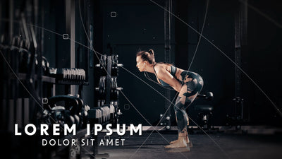 Glass Panels Modern Translucent Style Particles Slideshow 03