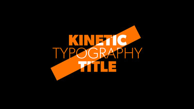 Dynamic Text Invert Kinetic Typography Intro Title