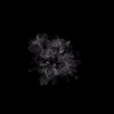 Magic Spell Energy Shockwave 04 Frontal Black & White