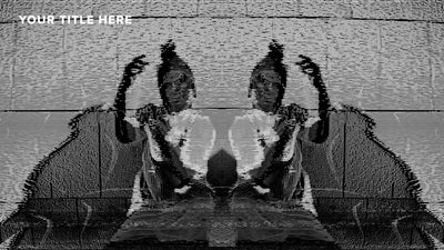 Tour Visual Blocky Trendy Distortion Overlay Effect
