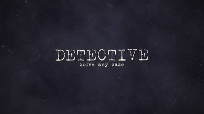 Variable Font Vintage Retro Detective Grunge Title Intro