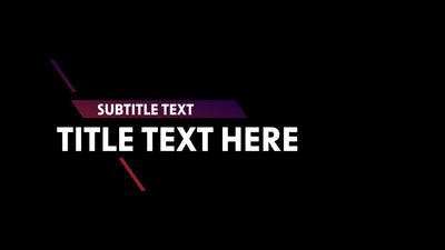 State Of The Art Gradient Clean Modern Lower Third