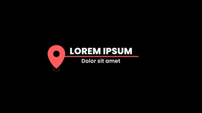 Modern Universal Pop Up Pin Location Lower Third