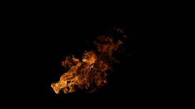 Flame Burning Hot Fireball 07