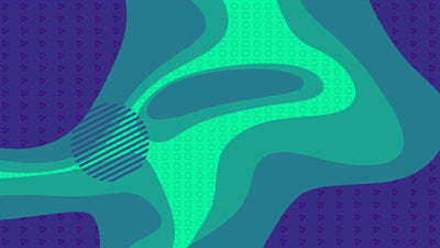 Modern Chaos Multi Shape Organic Design Background
