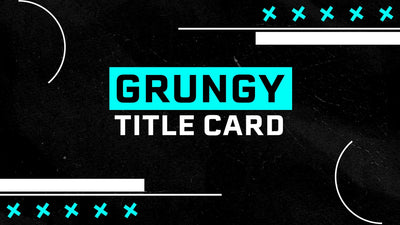 Grunge Urban Styled Snappy Title Screen Intro Variation 01