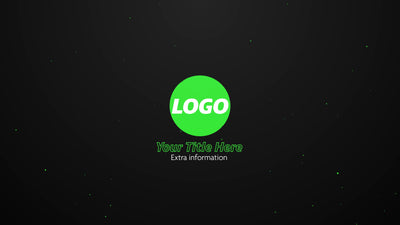 Simple Dark Contrasty Ink Splatter Drop Logo Reveal