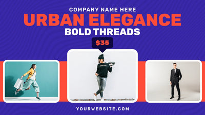 Urban Elegance Fashion Promo Display Price Slideshow Carousel