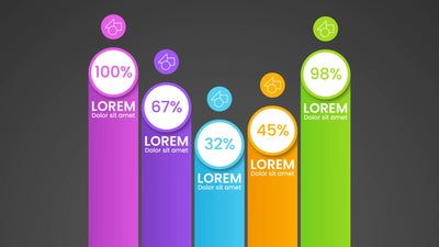 Modern Design Infographic Data Visualiser Graph