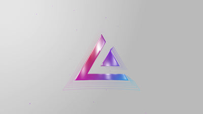 Colorful Echo Duplication Logo Reveal Particles