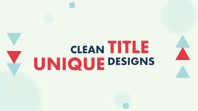 Kinetic Typography Modern Title Card Animated Variation 01