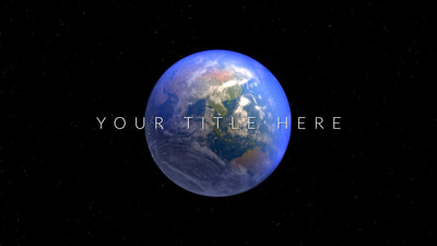 Clean Earth From Space Title Intro