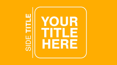 Simple Clean Outlined Boxed Text Reveal Intro Title