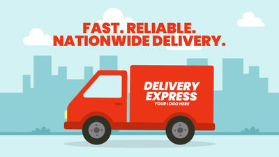 Delivery Service Truck Food Meal Order App Car Intro Opener