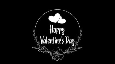 Flower Heart Valentine Marriage Wishes Variation 04