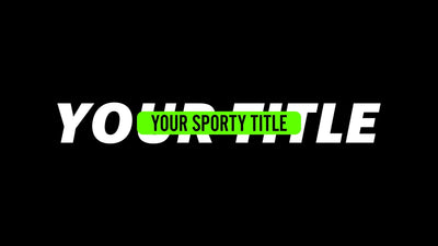 Epic Urban Sport Double Text Auto Scale Title Intro