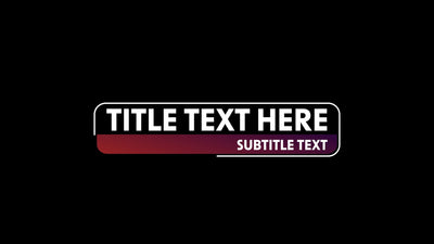 State Of The Art Gradient Clean Modern Lower Third