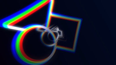 Modern RGB Split Duplication Tunnel Logo Reveal