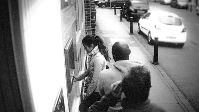 Security Camera Footage Surveillance Live Feed Animated Overlay