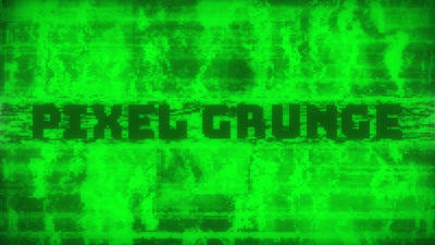 Glitching Duotone Grunge Blocky Distorted Text Title Intro Variation 03