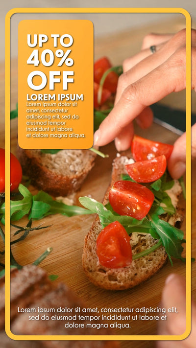 Restaurant Food Delivery Promotion Social Media Story 01