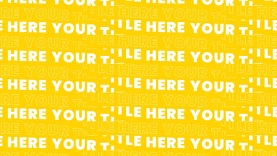 Bright Modern Kinetic Typography Duplicated Title Screen