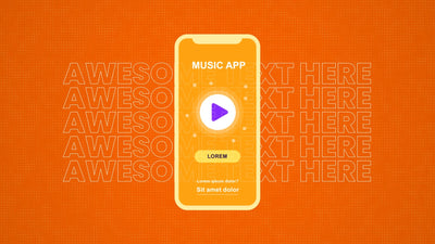 Trendy Bright Hip Startup App Promotion Intro Opener