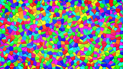 3D Looking Colorful Cells Animated Background