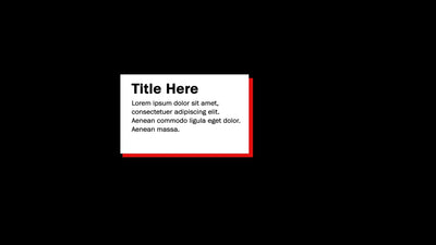 Generic Info Screen Title Quote Question Lower Third