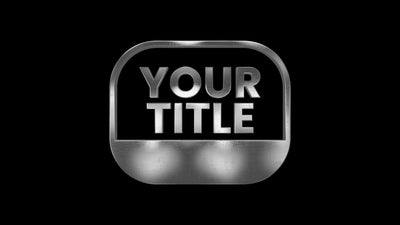 Rough Metal Text Scratch Realistic Metalic Title Intro