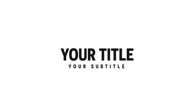 Simple Slide Text Presentation Title Intro