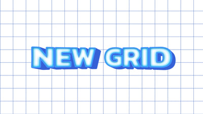 Modern Grid Soft Glow Text Distorted Title Intro