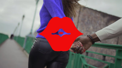Romantic Love Couple Red Passion Kiss Hand Drawn Transition 05