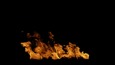 Flame Burning Hot Small Fire 04