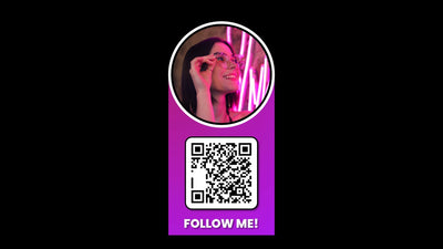 QR Code Scanner Social Pop Up Infographic Scan Me 08