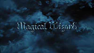 Magic Wizard Clouds Flying Through Spell Title Intro