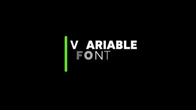 Variable Font Business Presentation Clean Lower Third 03
