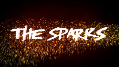 Sparks Electricity Particles Double Text Movie Presentation