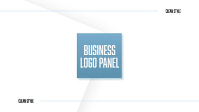 Business Corporate Slide Title Logo Info Panel